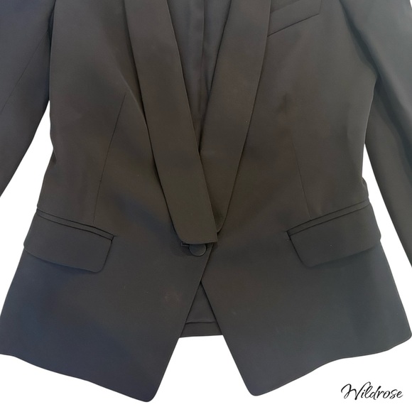 Roberto Cavalli Black Tailored Blazer SZ 40 US 4 - Picture 8 of 15